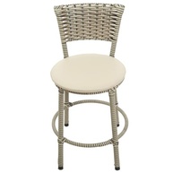 BANQUETA BAIXA ENCAPADA BEGE - Conforto e Estilo para Cozinha e Área Gourmet - imagem 2