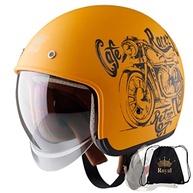 Royal Capacete M139 Aberto: Estilo Clássico e Segurança DOT para Motociclistas - imagem 2