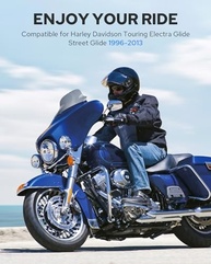 Para-brisa Benlari 8" para Harley Davidson Touring: Estilo e Proteção para sua Street Glide - imagem 5