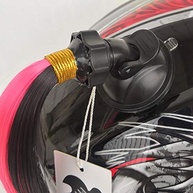 Rabos de Cabelo para Capacete: Estilo e Segurança para Motos e Bicicletas (2 Peças 35,5cm) - imagem 3