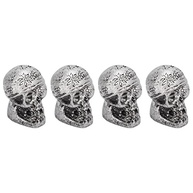 Válvulas de Pneu Crânio 4pcs: Estilo e Proteção para Sua Moto e Carro - imagem 2