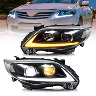 Faróis de LED VLAND para Toyota Corolla 2011-2013: Estilo e Segurança com Fibra Óptica - imagem 1