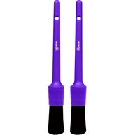 Kit 2 Pincéis Zacs Detalhamento Externo Automotivo - Cerdas Macias para Limpeza Profissional - imagem 1