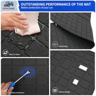 Tapete de Porta-Malas Rongtaod para Hyundai Santa Fe 2024-2026: Proteção Completa e Estilo All-Weather - imagem 5