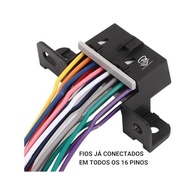 Conector OBD2 J1962 Fêmea 16 Pinos com Chicote para Customização e Testes Automotivos - imagem 4