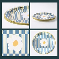 Pratos de Papel Compostáveis 10PCS - Eco-Friendly para Festas e Churrascos - imagem 5