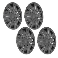 Jogo 4 Calotas Aro 13 Preto Fosco LiebeWH para Fiat Panda, Seat Ibiza e Outros - Design Premium e Proteção - imagem 3