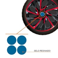 Jogo de Calotas DS4 Red Cup Aro 14: Estilo e Proteção para seu Ka, Fiesta, Focus e Courier - imagem 3