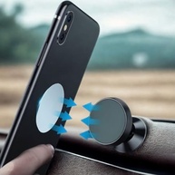 Suporte Magnético Universal para Celular Veicular: Alta Estabilidade com Fixação 3M - imagem 3