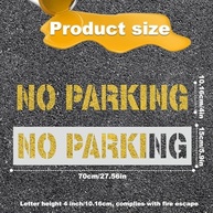 Estêncil Sem Estacionamento 10cm - Silicone Flexível para Marcação de Vagas - imagem 3
