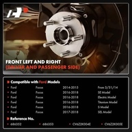 Protetor de Poeira Freio Dianteiro A-Premium para Ford Focus (2014-2018) - Kit 2 Peças - imagem 3
