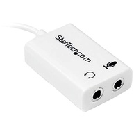 Adaptador P2 Macho para 2 Fêmeas: Fone e Microfone Separados | Branco - imagem 3