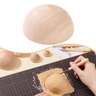 Esquirla de Madeira para Cerâmica - Forma Profissional 12cm para Pratos e Tigelas - imagem 5