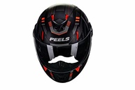 Capacete Peels U-RB2 Dynamic Preto e Vermelho Fosco: Estilo e Segurança para Sua Pilotagem - imagem 4