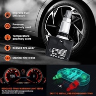 Sensor TPMS 315MHz para Infiniti G35, QX4, QX56, Altima, Cube, Maxima, Pathfinder, Rogue, Sentra, Titan, Xterra e Suzuki - Peça Original 407001AA0B - imagem 4