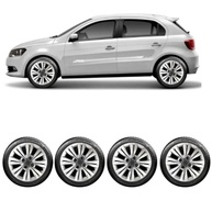 Jogo 4 Calotas Aro 15 Esportivas para Gol, Voyage e Saveiro - Modelo G7 Premium - imagem 2