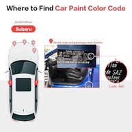 Carhoo 202 Galactic Black - Caneta de Pintura Touch Up para Subaru - 16ml - imagem 3