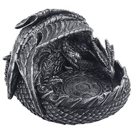 Cinzeiro de Dragão Mítico com Detalhes Celtas - Decoração Gótica e Medieval para Casa e Bar - imagem 3
