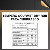 Tempero Gourmet Dry Rub Para Churrasco 110g - imagem 2