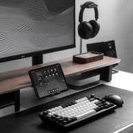 Stand para Monitor Pro K3 Grande com Suporte Celular Grátis – Base Ergonômica em MDF Branco para Home Office e Setup Gamer - imagem 4