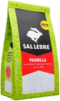 Sal Lebre Gourmet Granulado Iodado Para Parrilla 500g - imagem 1