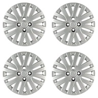 Calota Aro 14" Prata Grid para Gol, Voyage e Saveiro G5 (Jogo c/ 4) - Design Esportivo e Proteção - imagem 2