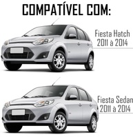 Par de Palhetas Limpador Para-Brisa Fiesta Hatch/Sedan 2011-2014 (21"/16") - Visibilidade Perfeita! - imagem 3