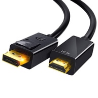 Cabo DisplayPort para HDMI 4K 144Hz e 8K 60Hz Ultra HD - 1.8M Blindado - imagem 2