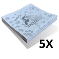 Jornal Higiênico para Pets Biodegradável com Folhas Grandes - 5 Pacotes (250 Folhas) - Tapete Higiênico Ecológico - imagem 2