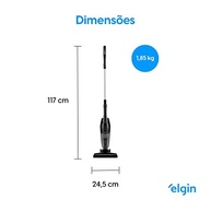 Aspirador de Pó Vertical Elgin Perfect Clean II 2 em 1 Preto: Potência e Versatilidade para sua Casa - imagem 4