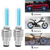 Kit 2 Luzes LED para Válvula de Pneu Multicolorido - Iluminação Noturna para Bike, Moto e Carro - imagem 5