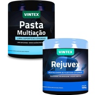 Kit Essencial Vintex: Revitalizador Rejuvex 400g + Pasta Multiação 500g para Carro Impecável - imagem 1