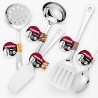 Kit Jogo de Utensílios em Inox 5 Peças - Conjunto Premium para Cozinha - imagem 2