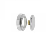 Plug para Canopla em Latão Cromado ABS 1/2" – Conexão Segura e Durável para Instalações Elétricas - imagem 1