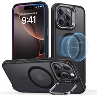 Capa ESR para iPhone 16 Pro Max: Proteção Militar, MagSafe e Suporte Integrado - Preto Fosco - imagem 1