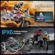 Comunicador Bluetooth 5.3 para Capacete de Moto: Som Imersivo e Conectividade Inteligente - imagem 4