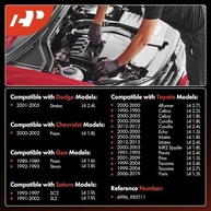 Velas de Ignição Iridium e Platina Premium para Toyota Corolla, Prius, Tacoma e mais (Pacote com 4) - imagem 3