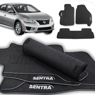 Jogo de Tapetes Automotivos Emborrachados para Nissan Sentra 2007-2014 (3 Peças) - Proteção e Estilo - imagem 2