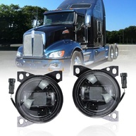 Faróis de Neblina LED Pretos para Peterbilt 579/587 e Kenworth T660 (2013-2021) - Par Completo - imagem 2