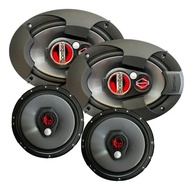 Kit Som Automotivo Bomber BBR 250Wrms: Alto Falantes Triaxiais 6x9" e 6" para Som Imersivo - imagem 1