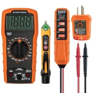 Kit Klein Tools MM320KIT: Multímetro Digital Essencial para Eletricistas - imagem 2