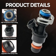 Kit 8 Injetores de Combustível 4.8L 5.3L 6.0L para Chevy Silverado, GMC Sierra e Mais - Substitui FJ315 - imagem 5