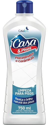 Casa & Km Limpador para Pisos Cerâmicas e Porcelanatos 750ml - Brilho Natural e Fragrância Sofisticada - imagem 1