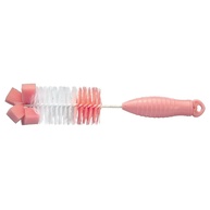 Kuka – Escova de Limpeza para Mamadeira Rosa com Bico Escova e Cerdas Firmes - imagem 1