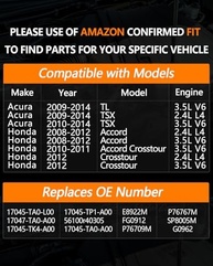 Conjunto Bomba Combustível Elétrica OKLPF para Acura TSX e Honda Accord/Crosstour L4 2.4L - imagem 3