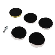 Kit de Discos de Lã para Polimento de Carro - 4 Peças + Adaptador 5/8" - imagem 3