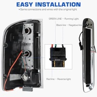 Conjunto de Lanternas Traseiras LED para Chevy Silverado & GMC Sierra (2014-2019) - Segurança e Estilo Aprimorados - imagem 5