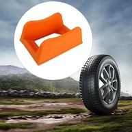 Suporte Multifuncional Laranja para Pneus de Carro e Rodas - Organização e Exposição Profissional - imagem 3