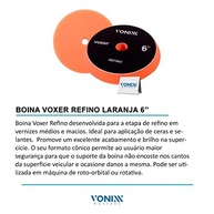 Boina Voxer Refino Laranja 6" - Acabamento Impecável para seu Veículo - imagem 3