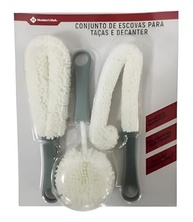 Escovas Multiuso para Lavar Taças, Garrafas, Copos e Decanters - Limpeza Profunda e Segura - imagem 2